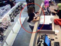 AZERI - Hırsızlık Zanlısı Kadın Çaldığı Telefonlarla Yakalandı