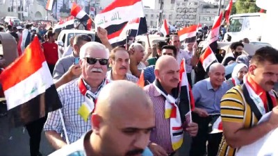 Irak'taki Gösterilere Türkmenlerden Destek