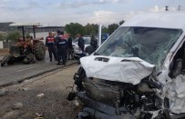 TİCARİ ARAÇ - İzmir'de Feci Kaza Açıklaması 1 Ölü, 1'İ Ağır 3 Yaralı