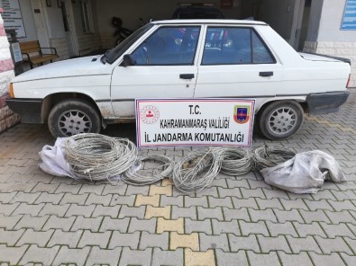 Kahramanmaraş'ta Kablo Hırsızı 3 Kişi Yakalandı