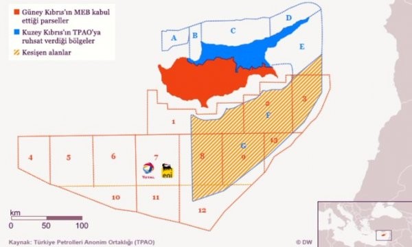 Doğu Akdeniz'den o ülkede çekildi