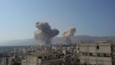 Esad Rejimi Yine İdlib'i Vurdu Açıklaması 1 Ölü, 7 Yaralı
