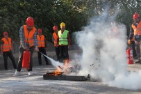 YANGIN TATBİKATI - Kartal Belediyesi, Yangın Önleme Eğitimlerine Devam Ediyor