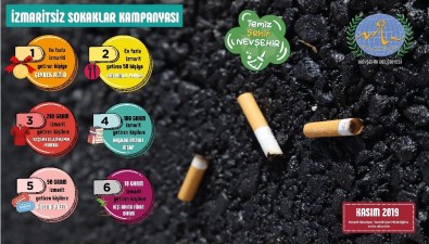 Nevşehir Belediyesinden Ödüllü Sigara İzmariti Toplama Kampanyası