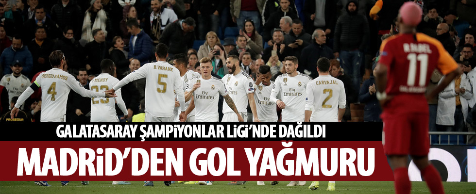 Real Madrid, Galatasaray'a gol yağdırdı!