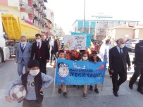 KARAKURT - Sarıkamış'ta Öğrenciler Maske Takıp Lösemiye Dikkat Çektiler