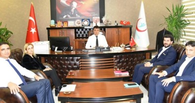 AK Parti'li Sağlam'dan Müdür Sünnetçioğlu'na Ziyaret