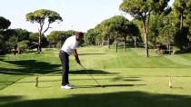GOLF TURNUVASI - Amatör Genç Golfçü Taner Yamaç, Profesyonellere Kafa Tutuyor