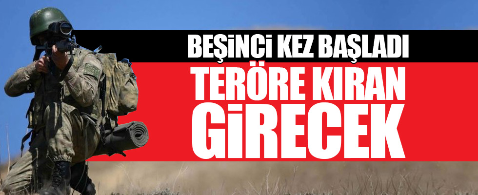 Kıran-5 Operasyonu başladı