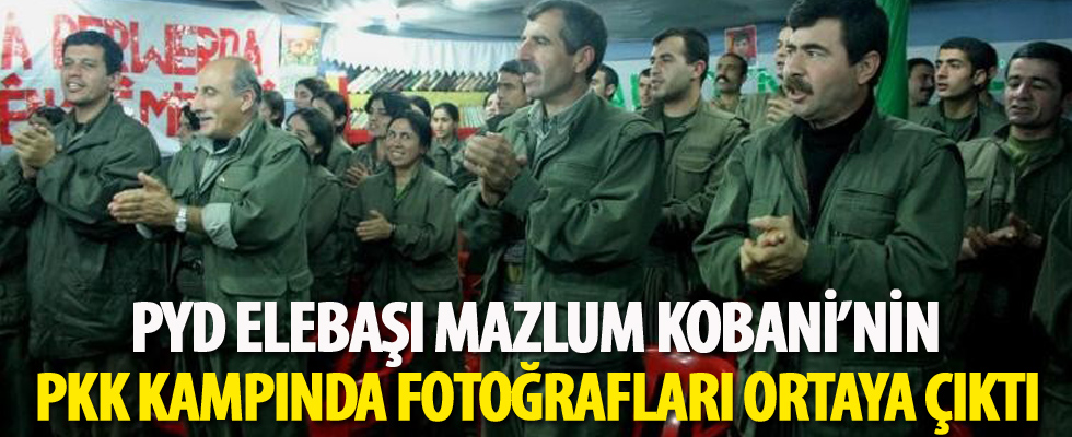 PYD elebaşı 'Mazlum Kobani' kod adlı terörist Ferhad Abdi Şahin PKK kampında