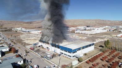 Sivas'ta Fabrika Yangını