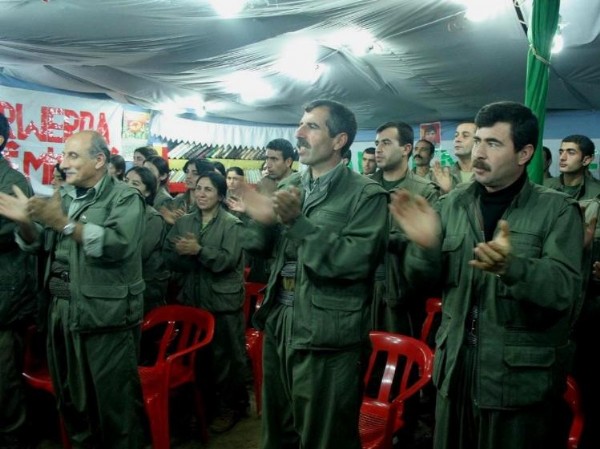 PYD elebaşı 'Mazlum Kobani' kod adlı terörist Ferhad Abdi Şahin PKK kampında