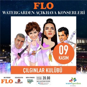 FLO Watergarden İstanbul Açıkhava Konserleri Devam Ediyor