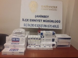Gaziantep'te 665 Paket Kaçak Sigara Ele Geçirildi