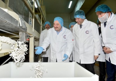 Bakan Varank Sakız Üreticisi CCC Fabrikasını Ziyaret Etti