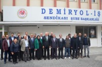 SENDİKA BAŞKANI - Milletvekili Kahtalı'dan Demiryol-İş Sendikasına Ziyaret