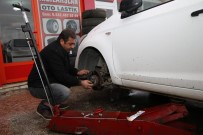 KIŞ LASTİĞİ - Oto Lastikçilerde Kış Lastiği Mesaisi