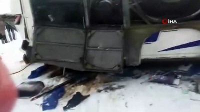 Rusya'de Otobüs Nehre Uçtu Açıklaması 15 Ölü
