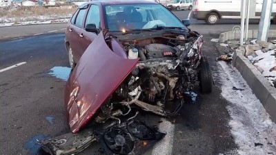 Ardahan'da İki Otomobil Çarpıştı Açıklaması 4 Yaralı