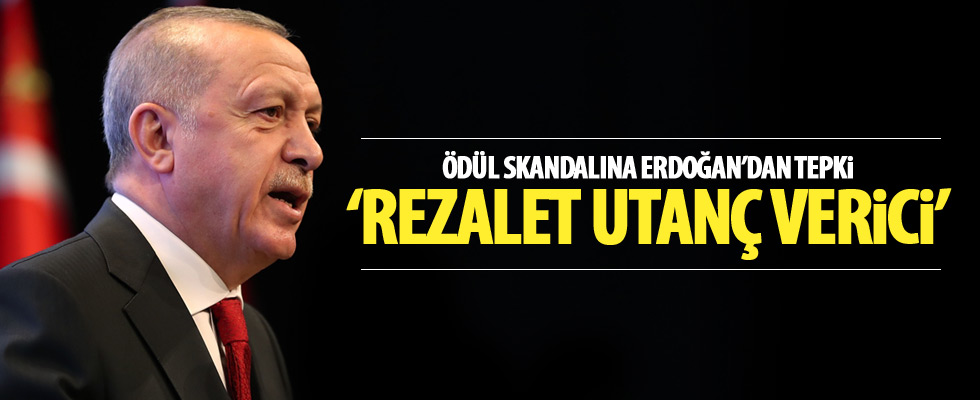 Cumhurbaşkanı Erdoğan'dan nobel tepkisi!