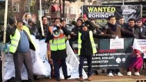 MÜSLÜMAN - Hollanda'da Arakanlı Müslümanlardan Destek Gösterisi