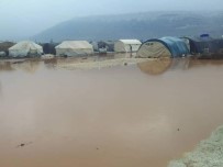 İÇME SUYU - İdlib'teki Kampları Sel Vurdu