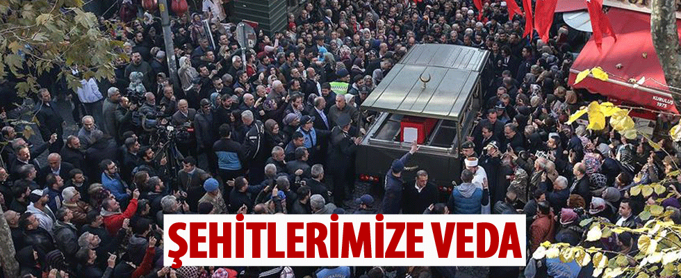 Şehitlerimize veda