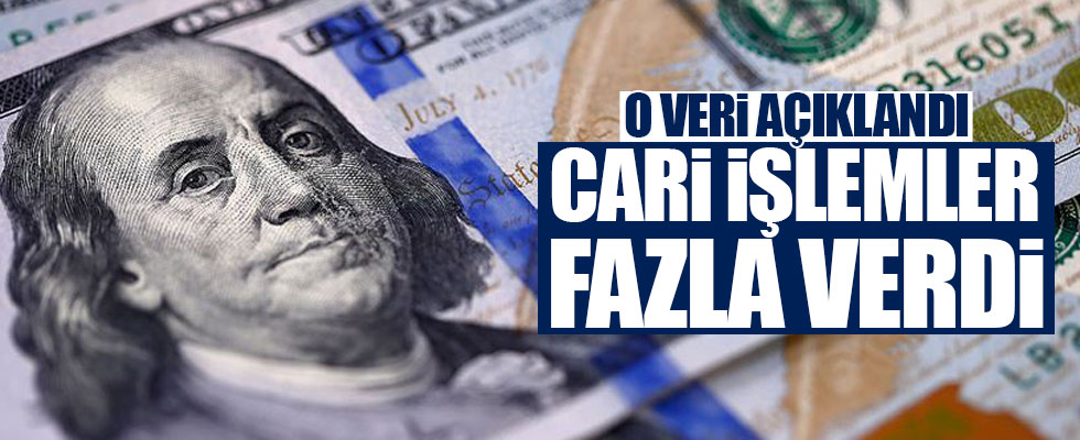 Cari işlemler dengesi açıklandı