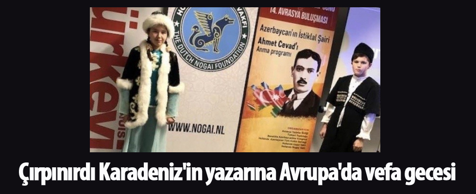 Çırpınırdı Karadeniz'in yazarına Avrupa'da vefa gecesi