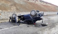 GURBETÇİ AİLE - Kahramanmaraş'ta Otomobil Takla Attı Açıklaması 1 Ölü, 1 Yaralı