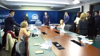 Kazakistan Basın Heyeti AA'yı Ziyaret Etti