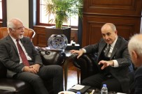 İSTANBUL BAROSU - Baro Başkanı Mehmet Durakoğlu'ndan Başkan Akgün'e Ziyaret