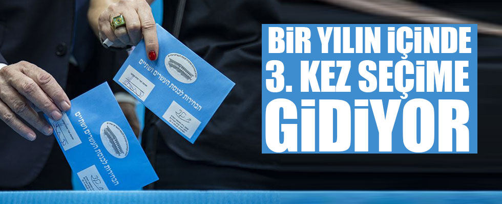 İsrail bir yıl içinde 3. kez erken seçime gidiyor