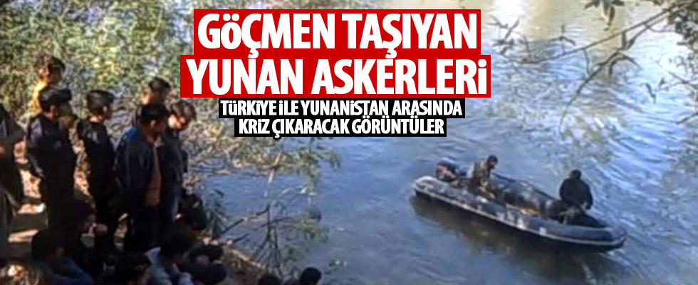 Yunan askerlerinden skandal hareket!