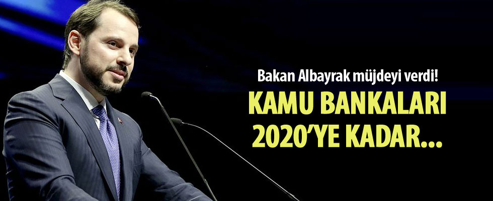 Albayrak: Kamu bankaları 2020'ye girmeden faizi tek haneye düşürecek