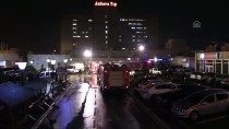 AÜ İbni Sina Hastanesinin Arşiv Bölümünde Çıkan Yangın Söndürüldü