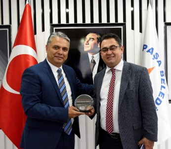 Başkan Uysal, İbradı Belediye Başkanı Küçükkuru'yu Ağırladı