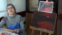 REHABILITASYON - Bedensel Engelli İrem Resim Tutkusuyla Hayata Bağlandı