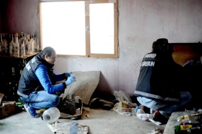 Giresun'da Metruk Binalara Narkotik Operasyonu