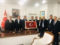 MEHMET ALİ ÖZKAN - Kamu-Sen Ve TÜRKAV Heyetinden Kaymakam Özkan'a Ziyaret