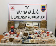 Demirci'de Kaçak Tütün Ve Sigara Operasyonu