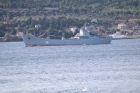 RUS ASKERİ GEMİSİ - Rus Donanmasına Ait 2 Savaş Gemisi Çanakkale Boğazı'ndan Geçti