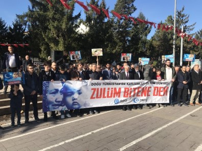 Sakarya'da Doğu Türkistan İçin Destek Açıklaması
