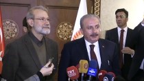 MECLIS BAŞKANı - TBMM Başkanı Şentop'un İran Meclis Başkanı Laricani İle Görüşmesi