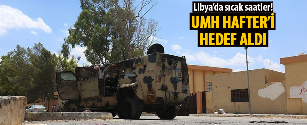 UMH güçleri Trablus'un güneyindeki Hafter mevzilerini hedef aldı