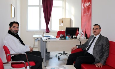 Üzümlü Kaymakamı Yılmaz'dan İHA'ya Ziyaret