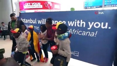 Afrikalı Yetim Ve Öksüz Çocuklardan Oluşan Dans Grubu Türkiye'ye Geldi
