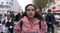 TANSU ÇİLLER - Iğdır'da Üniversite Öğrencileri, Kadına Şiddete Karşı Pedal Çevirdi