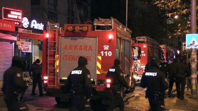 Başkentte Eğlence Merkezinde Çıkan Yangın İtfaiye Ekiplerince Söndürüldü