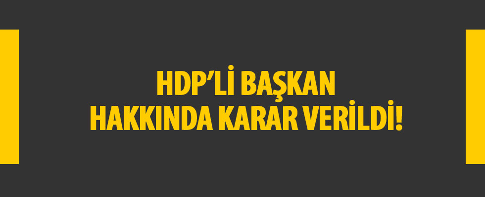 HDP Doğubayazıt İlçe Başkanı, PKK'lı teröriste yardım ettiği iddiasıyla tutuklandı